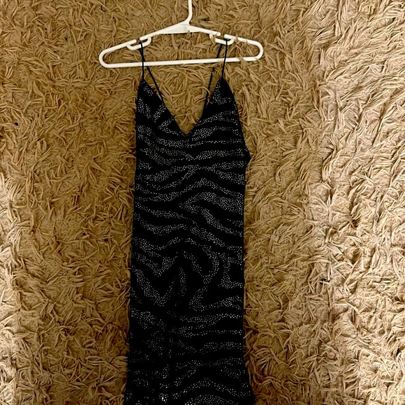 H&M Dresses & Skirts - Black & silver mini dress